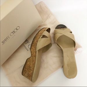 Jimmy Choo Wedges Nude